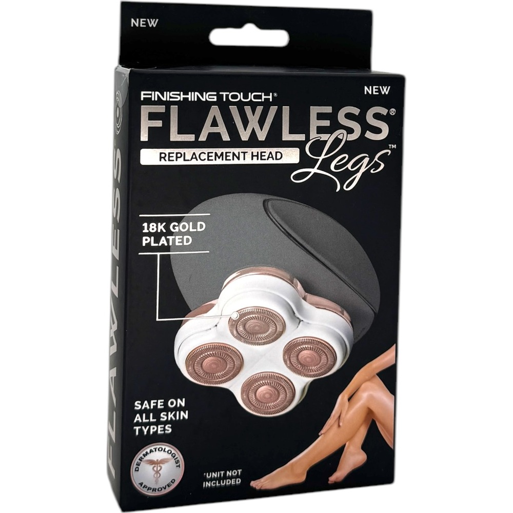 Finishing Touch Flawless Legs Replacement Shaving Head 18K Gold Plated - Picture 6 of 6